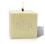 monogrammed++unscented+4+inch+palm+wax+candle
